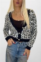 cardigan corto con bottoni wild